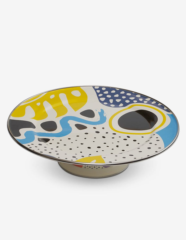 Flashback Footed Cake Serving Plate