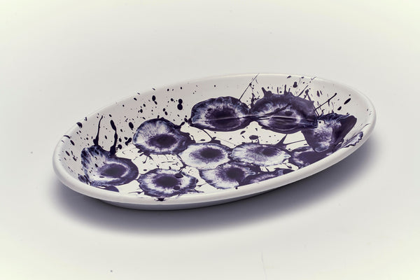 Floral Madness Oval Plate
